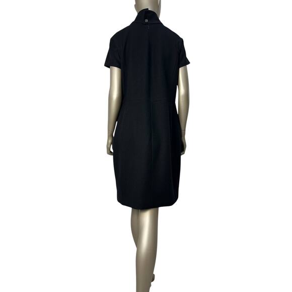 Chanel Classic Black Wool Dress - Size FR44 - Picture 2 of 6